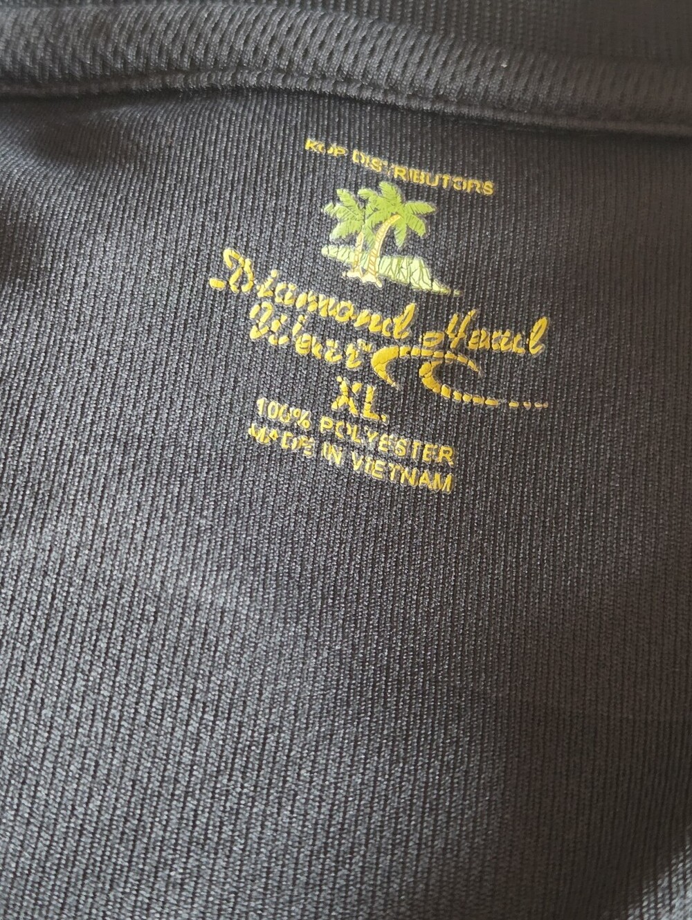 Diamond Head Waikoloa Black Polo Shirt  XL - Picture 3 of 7